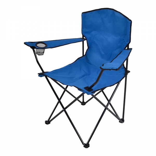 ΚΑΡΕΚΛΑ CAMPING ΒΑΡΕΩΣ ΤΥΠΟΥ ΠΤΥΣΣΟΜΕΝΗ ΣΕ ΜΠΛΕ ΧΡΩΜΑ 93x55x94εκ.ANKOR 843114