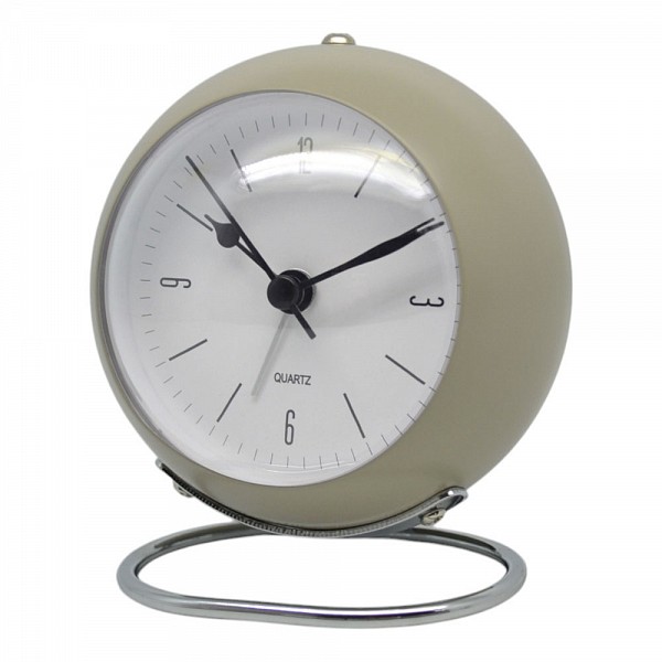 ΞΥΠΝΗΤΗΡΙ ΜΕΤΑΛΛΙΚΟ ΑΘΟΡΥΒΟ ΣΕ TAUPE  ΜΑΤ ΧΡΩΜΑ 9x6,6x11εκ. ANKOR