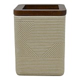 ΠΟΤΗΡΟΘΗΚΗ ΠΟΛΥΕΣΤΕΡΙΚΗ ΜΠΕΖ ΤΕΤΡΑΓΩΝΗ ΜΕ ΞΥΛΟ ΑΚΑΚΙΑΣ 8x8x10εκ.ANKOR 846665