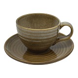 ΣΕΤ 6 ΦΛΥΤΖΑΝΙΑ ΚΑΦΕ  ΚΕΡΑΜΙΚΑ 160ml ΣΕ ΚΑΦΕ ΧΡΩΜΑ ANKOR  847785