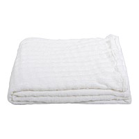 ΚΟΥΒΕΡΤΑ FLEECE ΜΕ ΒΕΛΟΥΔΙΝΗ ΥΦΗ ΣΕ ΑΣΠΡΟ ΧΡΩΜΑ 150x200εκ. ANKOR 846009