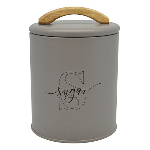 ΒΑΖΟ ΜΕΤΑΛΛΙΚΟ TAUPE ΜΕ ΞΥΛΙΝΗ ΛΑΒΗ Sugar 11x11x15εκ.ANKOR  846788