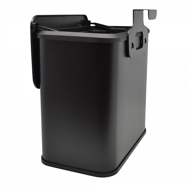 ΚΑΔΟΣ ΑΠΟΡΡΙΜΑΤΩΝ 5lt ΙNOX ΣΕ ΜΑΥΡΟ ΧΡΩΜΑ ΜΕ ΓΑΝΤΖΟ ΓΙΑ  ΝΤΟΥΛΑΠΙ 25x15,1x24,7εκ. ANKOR