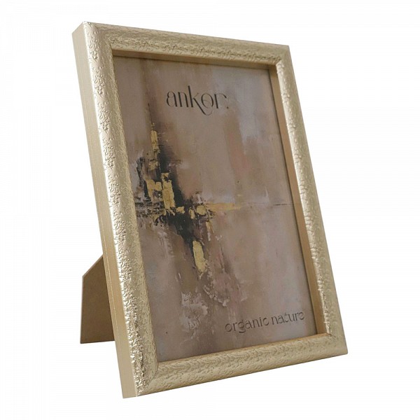 ΚΟΡΝΙΖΑ ΠΛΑΣΤΙΚΗ 20x25εκ. ΣΕ ΧΡΥΣΟ ΧΡΩΜΑ ΜΕ ΣΑΓΡΕ ΟΨΗ ANKOR  11520-8