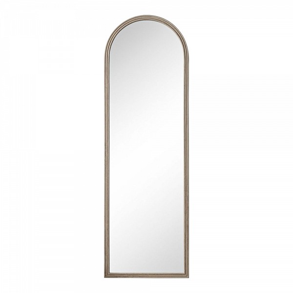 ANKOR Καθρέφτης Δαπέδου 50x170εκ. Μπεζ-Γκρι με Πλαστικό Πλαίσιο & Ανάγλυφη Υφή  Κομψός & Μοντέρνος