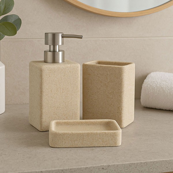 ΣΑΠΟΥΝΟΘΗΚΗ ΠΟΛΥΕΣΤΕΡΙΚΗ ΜΠΕΖ ΜΕ ΣΑΓΡΕ ΥΦΗ 11,8x8x2,7εκ.ANKOR