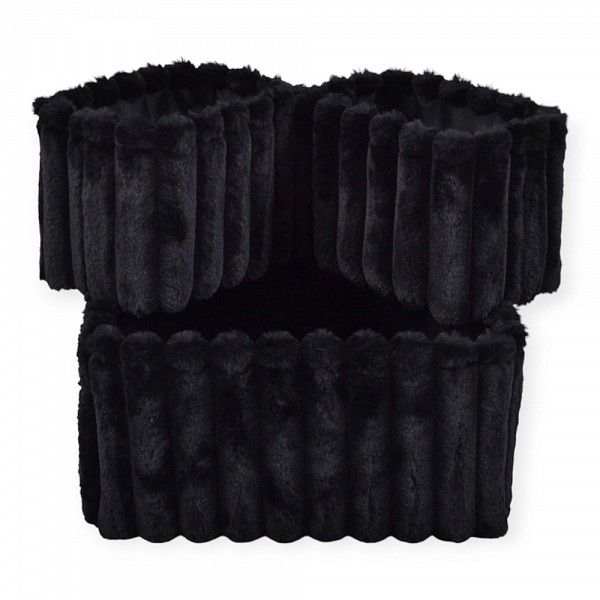 ΣΕΤ 3 ΚΑΛΑΘΙΩΝ ΒΕΛΟΥΔΙΝΑ ΣΕ ΜΑΥΡΟ ΧΡΩΜΑ ANKOR