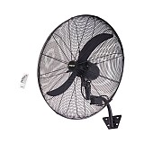 Ανεμιστήρας Τοίχου PRWF-80511 Primo 20'' 50εκ. Βιομηχανικός 140W Με Τηλεχειριστήριο Μαύρος PRWF-80511
