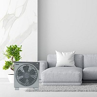 Ανεμιστήρας Boxfan 12 30CM PRBF-80287 Primo Λευκός-Γκρι PRBF-80287