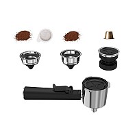 Μηχανή Καφέ Espresso PREM-40444 Primo Eco 20Bar 3σε1 Αναλογικό καντράν θερμοκρασίας Μαύρη-Chrome