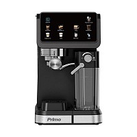 Μηχανή Espresso+Milk frother PREM-40570 Primo 3σε1 Hot&Cold 20Bar Touch screen Μαύρη-Inox  PRΕΜ-40570