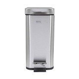 ESTIA ΧΑΡΤΟΔΟΧΕΙΟ ΜΠΑΝΙΟΥ SLIM SOFT CLOSE ΑΝΟΞΕΙΔΩΤΟ 5lt ΜΑΤ ΙΝΟΞ