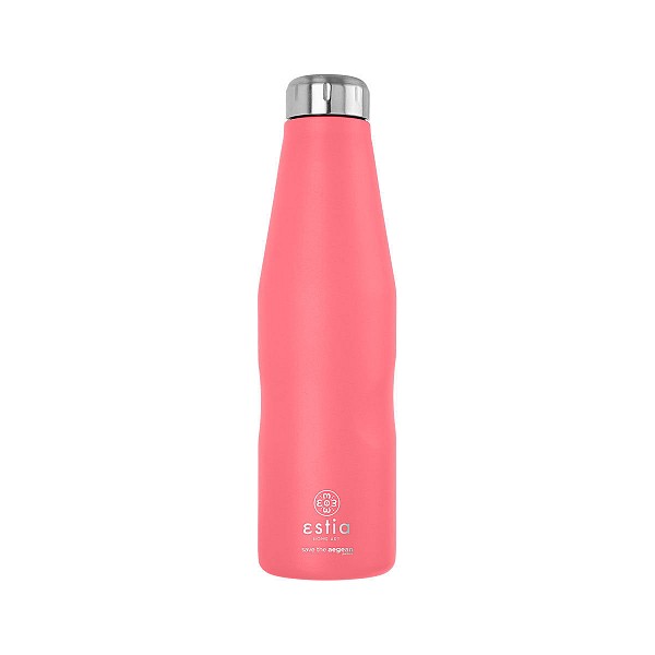 ESTIA ΘΕΡΜΟΣ TRAVEL FLASK SAVE THE AEGEAN 750ml FUSION CORAL