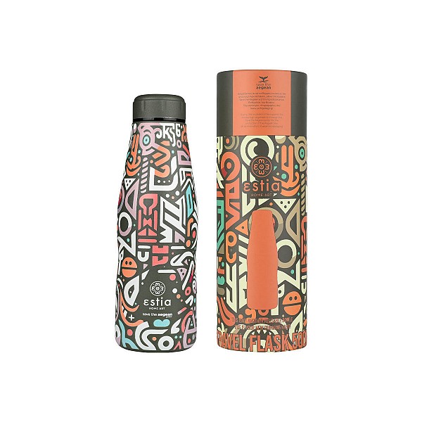ESTIA ΘΕΡΜΟΣ TRAVEL FLASK SAVE THE AEGEAN 500ml GEOVIVID