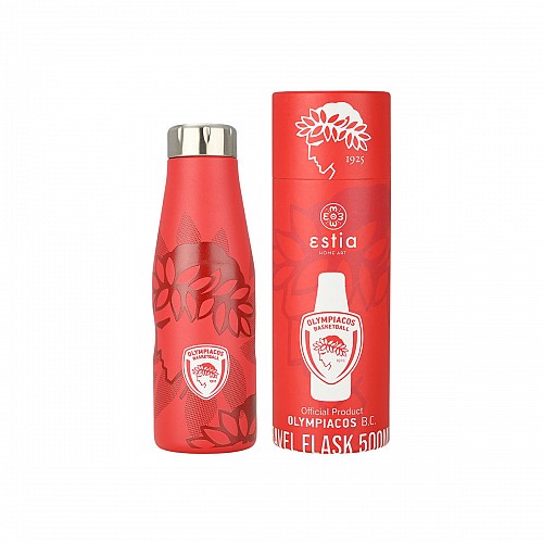 ESTIA ΘΕΡΜΟΣ TRAVEL FLASK OLYMPIACOS BC EDITION 500ml