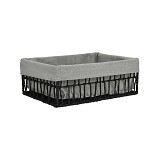 ESTIA ΚΑΛΑΘΙ ΑΠΟΘΗΚΕΥΣΗΣ & ΟΡΓΑΝΩΣΗΣ NEST 32×24×12cm ΜΑΥΡΟ