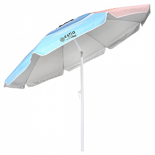 ESTIA ΟΜΠΡΕΛΑ ΘΑΛΑΣΣΗΣ SERENE SHORES ΜΕ ΠΡΟΣΤΑΣΙΑ UPF 50+ ΑΛΟΥΜΙΝΙΟΥ 2m