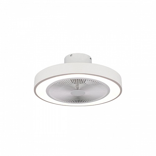 ESTIA ΑΝΕΜΙΣΤΗΡΑΣ ΟΡΟΦΗΣ HALO FLOW 50cm 15w ΜΕ CCT LED ΦΩΤΙΣΜΟ 45W & ΤΗΛΕΧΕΙΡΙΣΤΗΡΙΟ ΛΕΥΚΟΣ