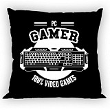 Gamer Black pillowcase 40x40 cm