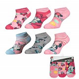Disney Minnie  kids' no-show socks 23-34