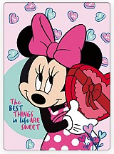 Disney Minnie  Sweets  fleece blanket 100x140cm