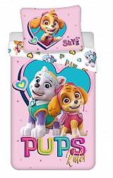 Paw Patrol Pups Rule bedding set 140×200cm, 70×90 cm microfibre