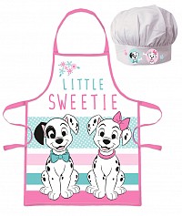 Disney 101 Dalmatians Little Sweetie childrens apron 2-piece set