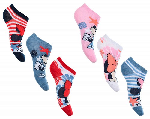 Disney Minnie  Ocean Children's Ankle Socks 23-34