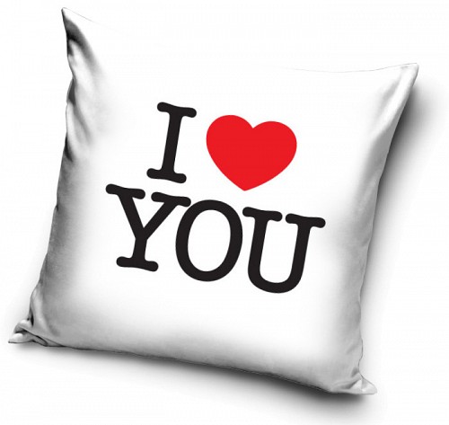 Love I love you pillowcase 40*40 cm