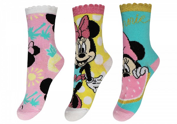 Disney Minnie  Party kids socks 23-34