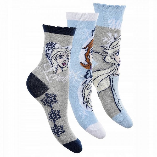 Disney Frozen childrens socks 23-34