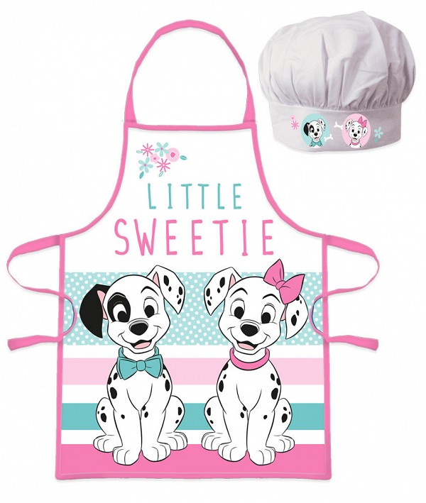 Disney 101 Dalmatians Little Sweetie childrens apron 2-piece set