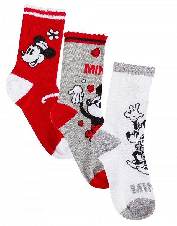 Disney Minnie  childrens socks 23-34