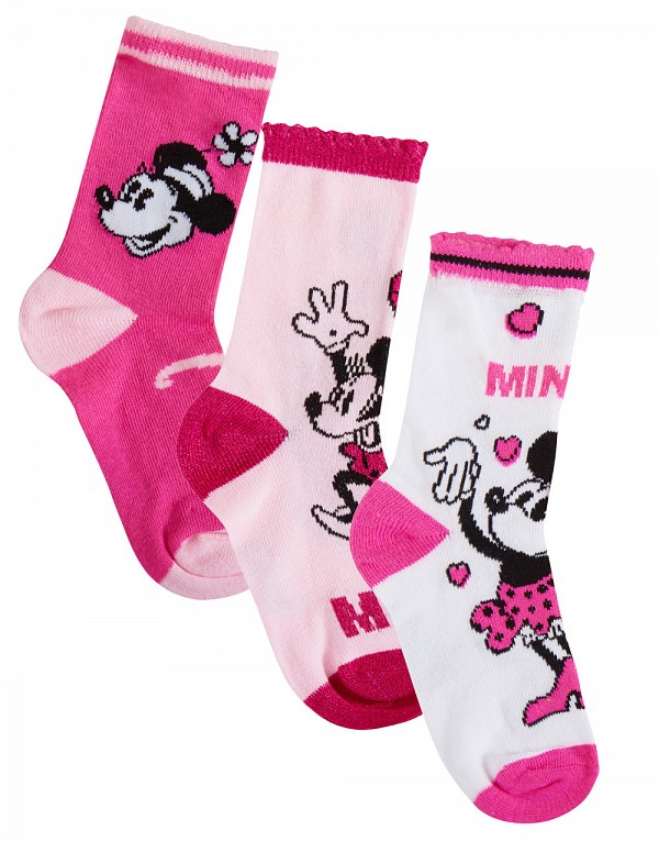 Disney Minnie  childrens socks 23-34