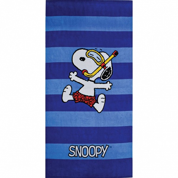 Snoopy Diving bath towel, beach towel 70x140cm