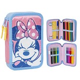 Disney Minnie  filled 2-layer pencil case