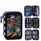 Avengers Comic 3-tier filled pencil case