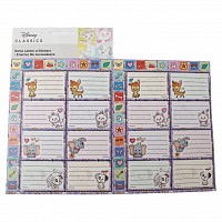 Disney Classics Babies notebook label with sticker, pack of 16