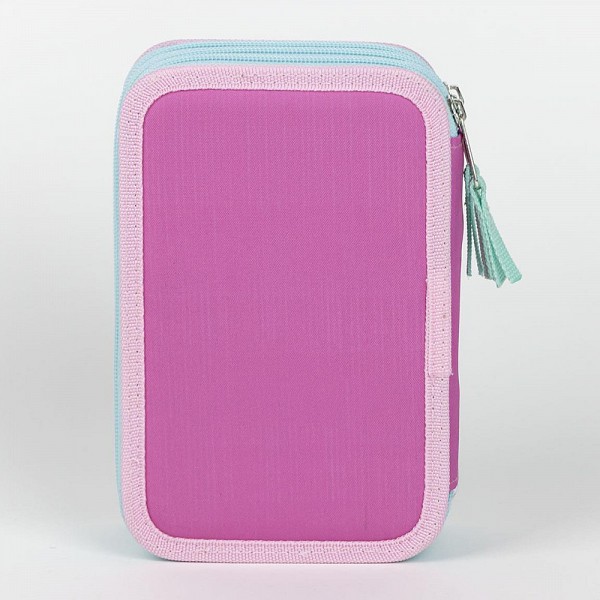 Gabbys Dollhouse Rainbow filled pencil case with 3 compartments