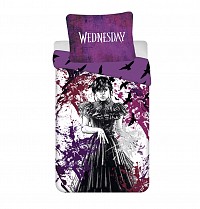 Wednesday Raven bedding cover 140×200cm, 70×90 cm Microfibre