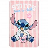 Disney Lilo and Stitch Time to Chill fleece blanket 100x150cm