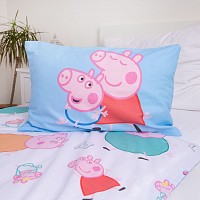 Peppa Pig Big Pig Family kids bedding set 100×135cm, 40×60 cm