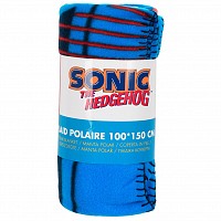 Sonic the Hedgehog Built for Speed polar fleece blanket 100x150cm
