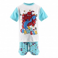 Spiderman Wall Crawler Blue childrens short pajamas 8 years / 128 cm