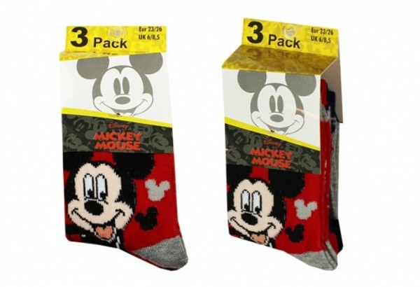 Disney Mickey  childrens socks 27/30
