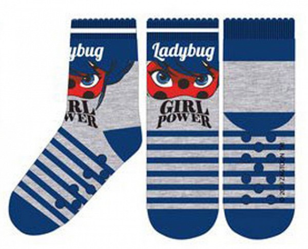 Miraculous Ladybug Girl Power childrens thick non-slip socks 27/30