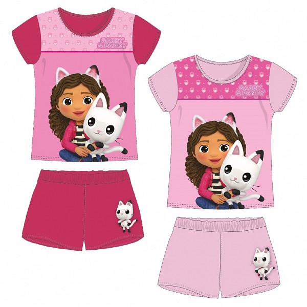 Gabbys Dollhouse Pandy Paws childrens short pajamas 2-6 years
