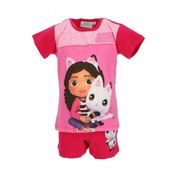 Gabbys Dollhouse Pandy Paws childrens short pajamas 2-6 years