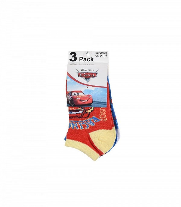 Disney Cars childrens ankle socks 27/30