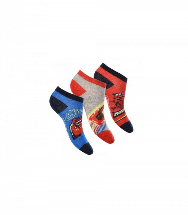 Disney Cars childrens low cut socks 31/34